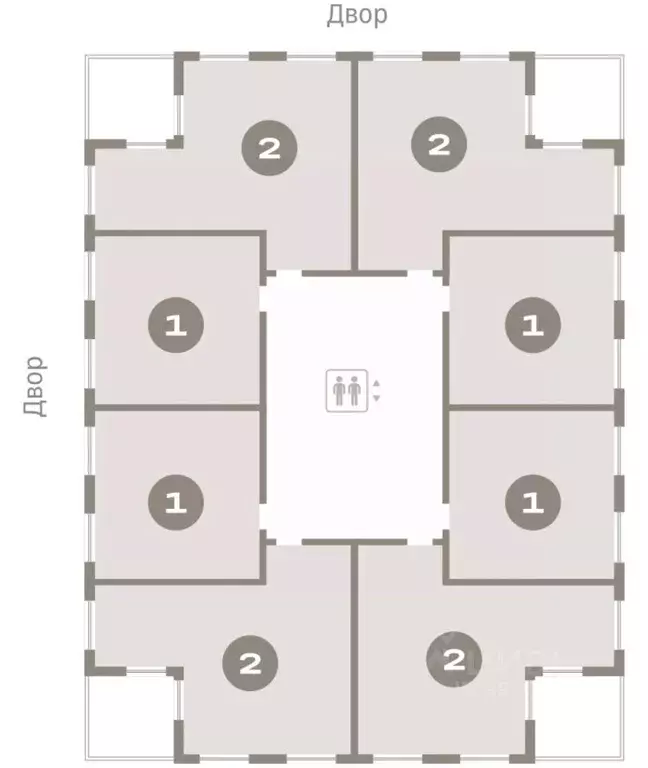 2-к кв. Свердловская область, Екатеринбург ул. Гастелло, 14 (67.16 м) - Фото 2