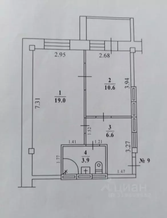 1-к кв. Саха (Якутия), Якутск ул. Жорницкого, 7/11 (40.1 м) - Фото 0