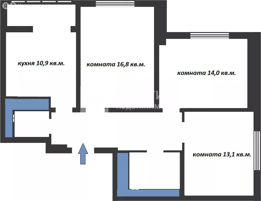 3-комнатная квартира: Москва, Дубининская улица, 69А (71.7 м) - Фото 0