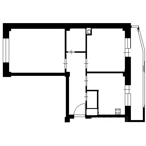 2-к кв. Воронежская область, Воронеж Ленинградская ул., 82В (60.7 м) - Фото 2