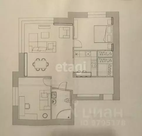 3-к кв. Татарстан, Казань просп. Альберта Камалеева, 28/9 (85.1 м) - Фото 2