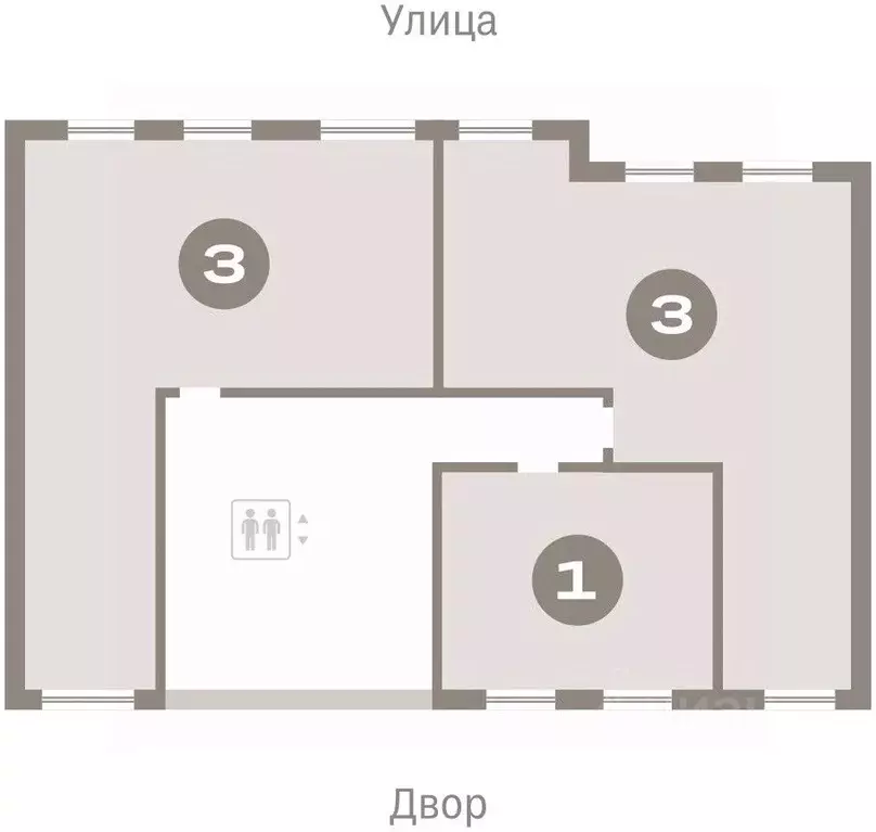 3-к кв. Новосибирская область, Новосибирский район, Краснообск рп, 3-й ... - Фото 1
