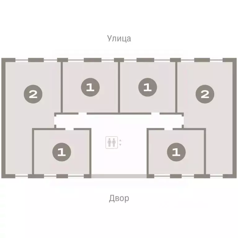 2-к кв. Омская область, Омск  (67.69 м) - Фото 2