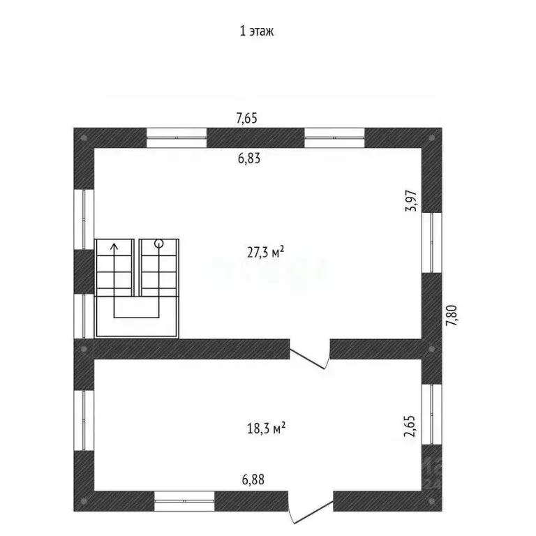 Дом в Башкортостан, Уфимский район, Красноярский сельсовет, с. ... - Фото 1
