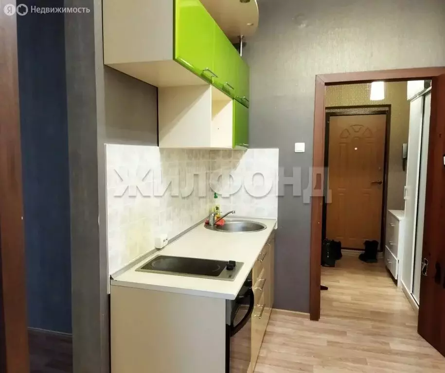 Квартира-студия: Новосибирск, улица Тюленина, 26 (31.2 м) - Фото 1