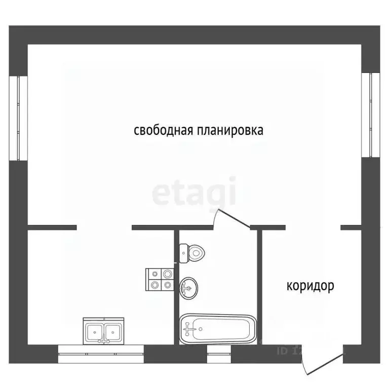 Дом в Костромская область, Красносельский район, Гридинское с/пос, д. ... - Фото 1