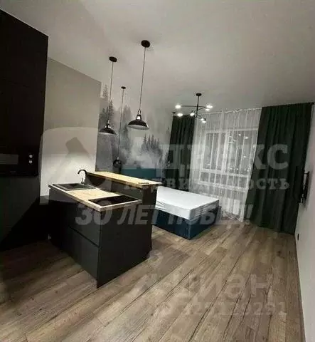 Студия Тюменская область, Тюмень ул. Сергея Свиридова, 7 (27.0 м) - Фото 1