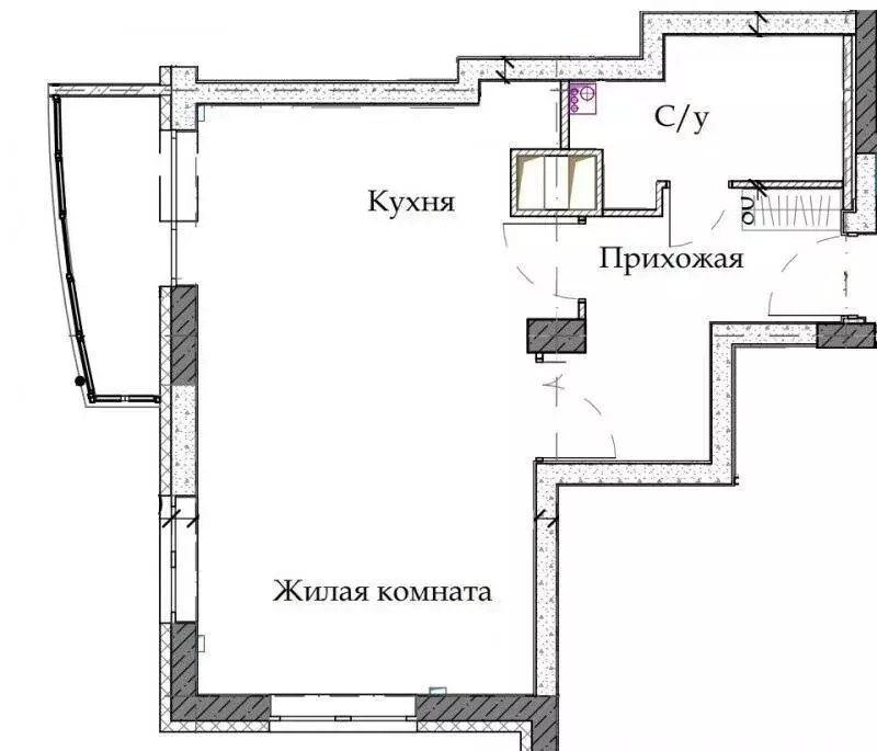 1-комнатная квартира: Пермь, улица Карпинского, 112А (46 м) - Фото 0