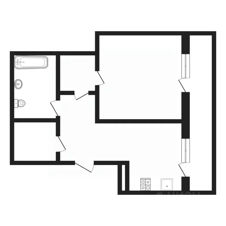 1-к кв. Тюменская область, Тюмень ул. Мельникайте, 36 (64.0 м) - Фото 0
