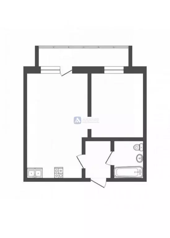 1-к кв. Тюменская область, Тюмень ул. Тимофея Чаркова, 79к2 (37.8 м) - Фото 2