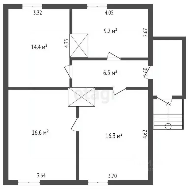 3-к кв. Забайкальский край, Чита Дачная ул., 17А (63.0 м) - Фото 1