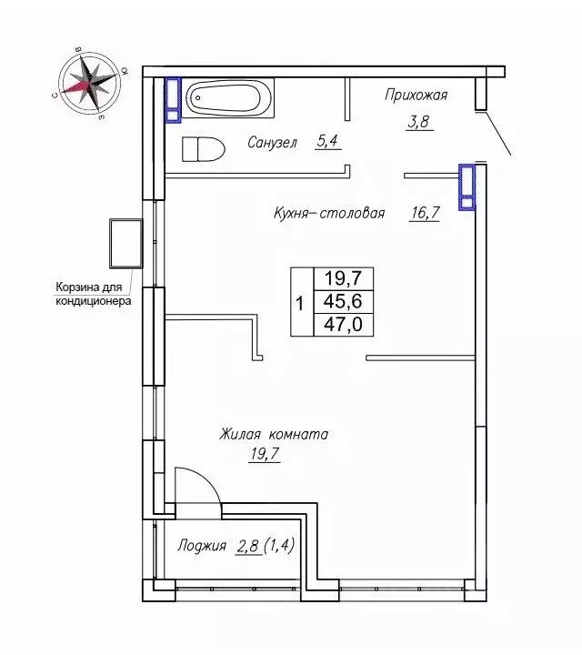 1-к кв. Приморский край, Надеждинский район, пос. Новый ул. Ленина, ... - Фото 1