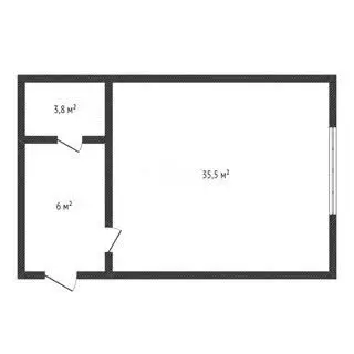 Квартира-студия: Махачкала, улица Даниялова, 120А (45 м) - Фото 1