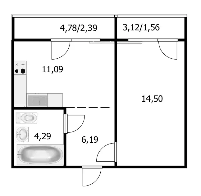 Продаётся 1-к квартира, 36.5 м - Фото 0