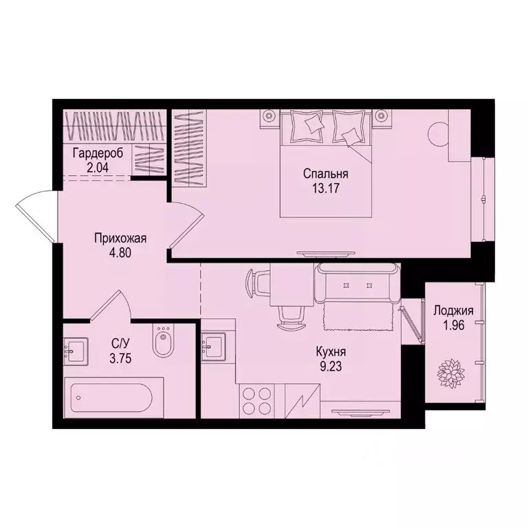 1-к кв. Ленинградская область, Всеволожский район, Заневское городское ... - Фото 1