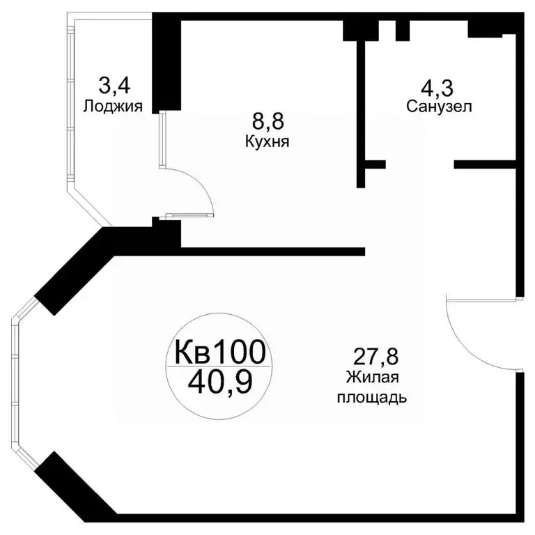 1-к кв. Московская область, Рузский муниципальный округ, Тучково пгт ... - Фото 1