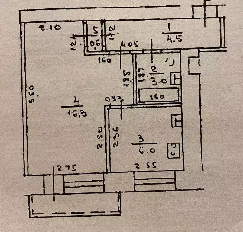 1-к кв. Башкортостан, Уфа ул. Шумавцова, 23 (31.0 м) - Фото 0