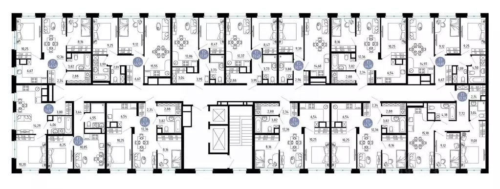 2-к кв. Рязанская область, Рязань 9-10-й кв-л,  (46.6 м) - Фото 2