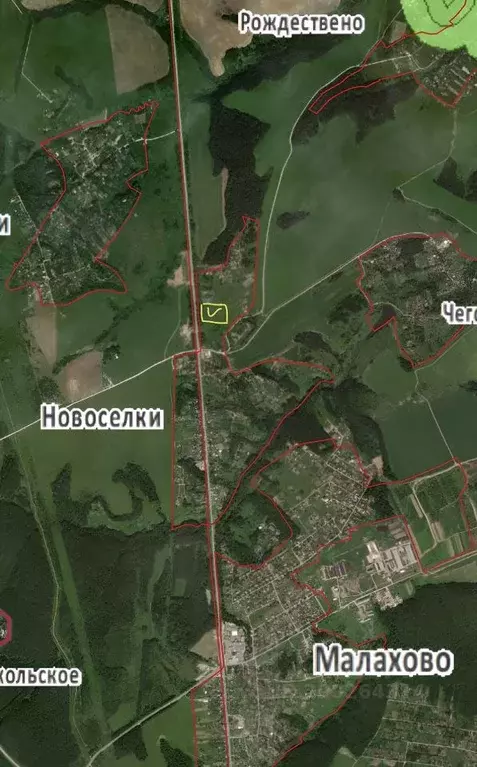 Участок в Тульская область, Заокский район, Малаховское с/пос, д. ... - Фото 1