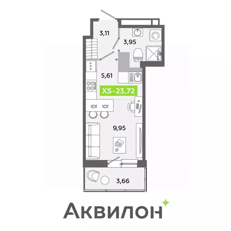 Студия Ленинградская область, Всеволожский район, Заневское городское ... - Фото 0