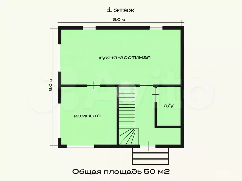 Дом 50 м на участке 15,1 сот. - Фото 0