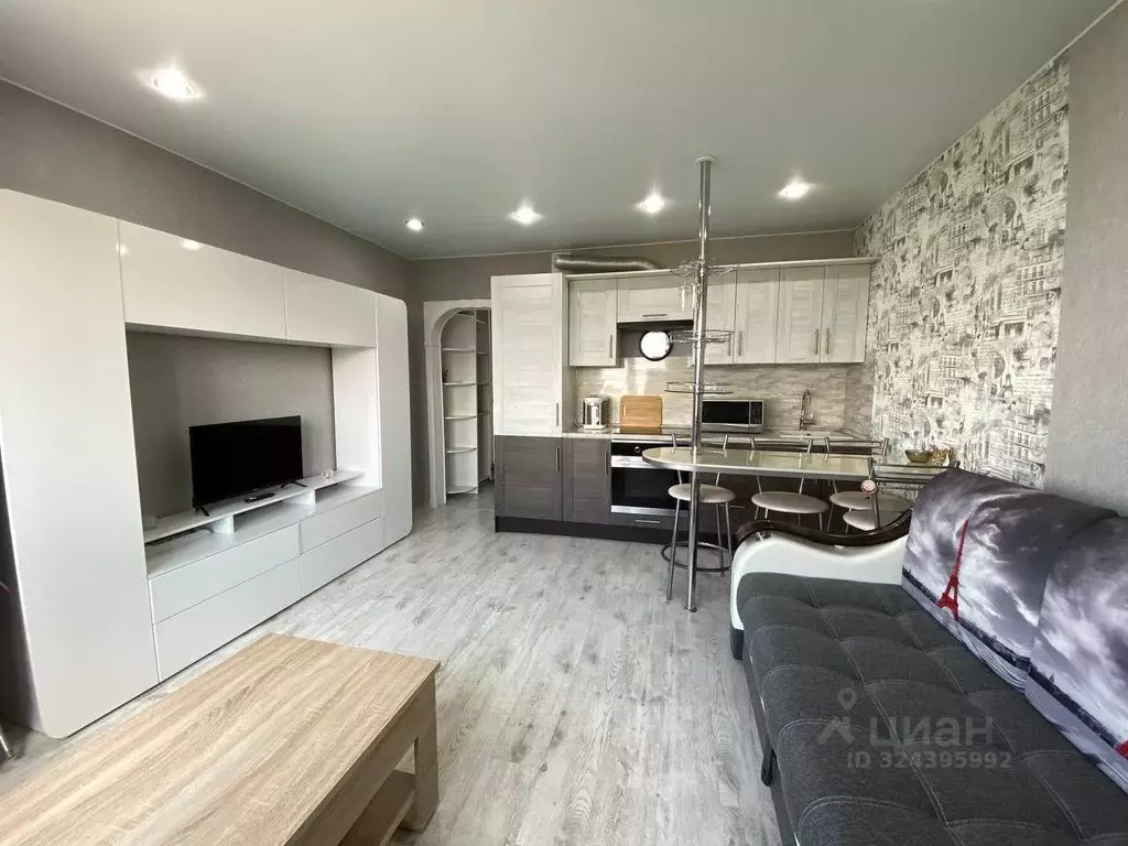 Студия Московская область, Домодедово Южный мкр, ул. Курыжова, 30 ... - Фото 1