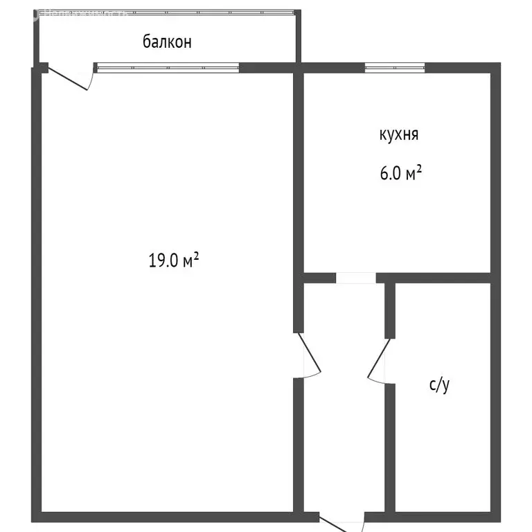 1-комнатная квартира: Воронеж, улица Героев Сибиряков, 93 (31 м) - Фото 0