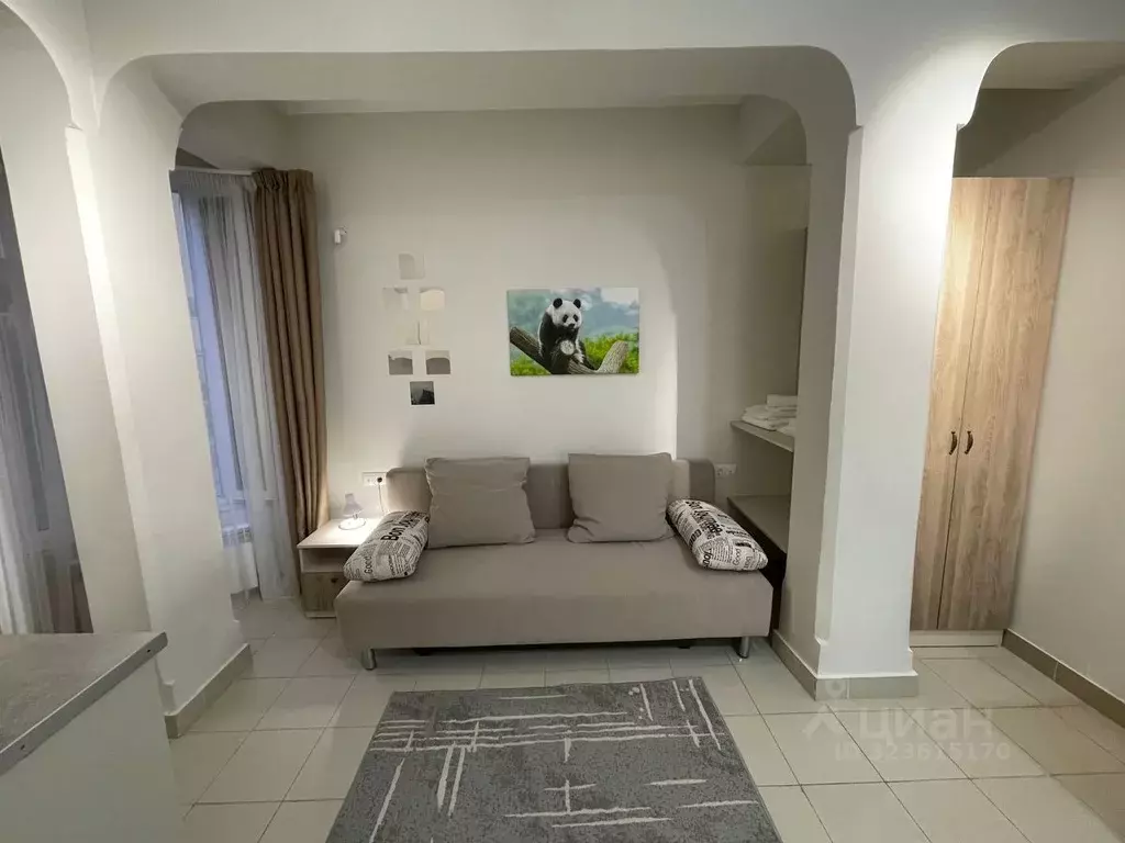 Студия Краснодарский край, Сочи Новый Сочи мкр,  (28.0 м) - Фото 1