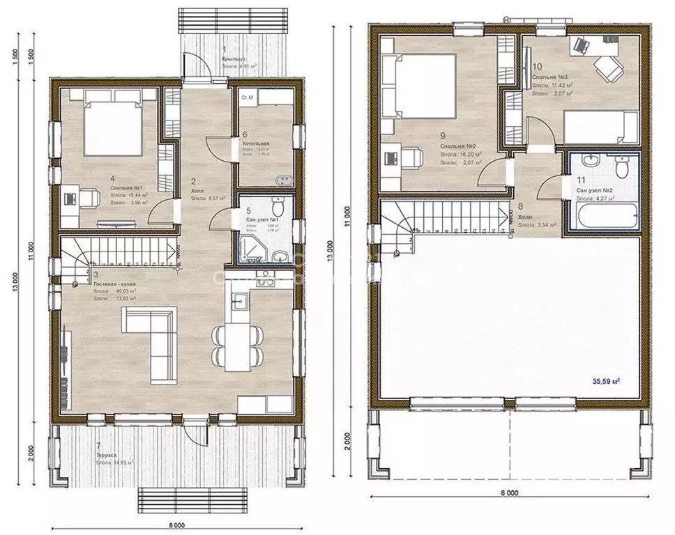 Дом, 143 м - Фото 1