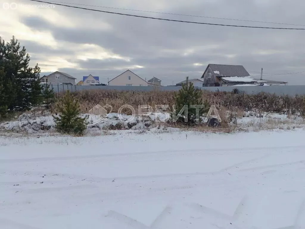 Участок в Тюменский муниципальный округ, деревня Елань (12.8 м) - Фото 1