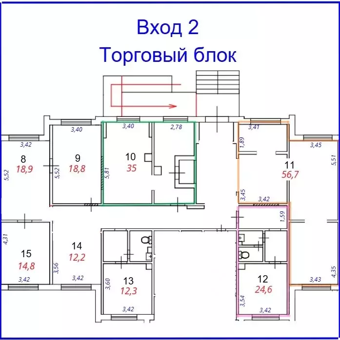 Торговая площадь в Москва Профсоюзная ул., 60 (12 м) - Фото 1