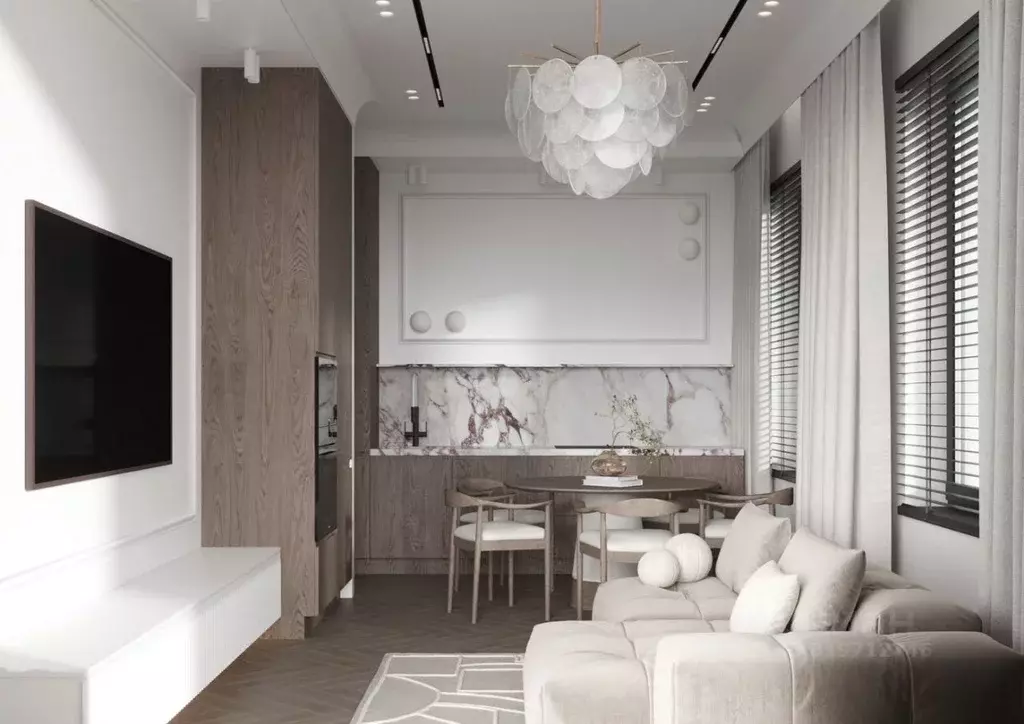 3-к кв. Москва наб. Марка Шагала, 11к2 (58.4 м) - Фото 1