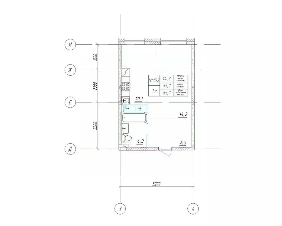 1-к кв. Приморский край, Большой Камень ул. Ленина, 14 (35.1 м) - Фото 1