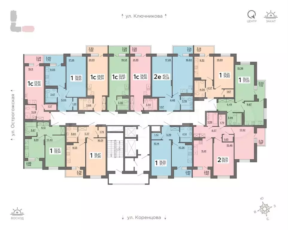 Квартира-студия, 26,3 м, 9/18 эт. - Фото 1