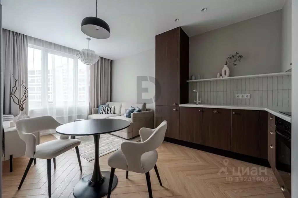 1-к кв. Санкт-Петербург просп. Крузенштерна, 4с1 (31.4 м) - Фото 1
