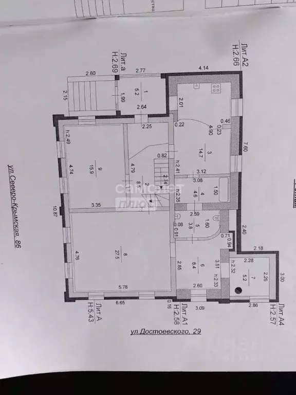 Дом в Челябинская область, Челябинск Северо-Крымская ул., 86 (151 м) - Фото 1
