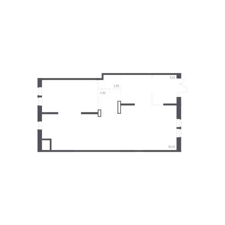 Помещение свободного назначения (99.96 м) - Фото 1