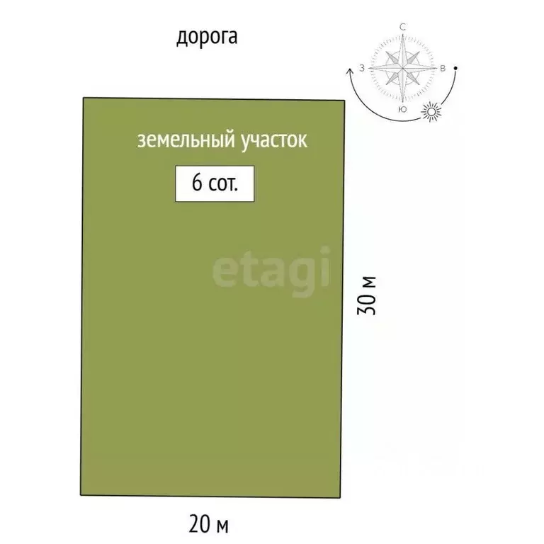 Участок в Крым, Симферопольский район, Перовское с/пос, с. Клиновка ... - Фото 1