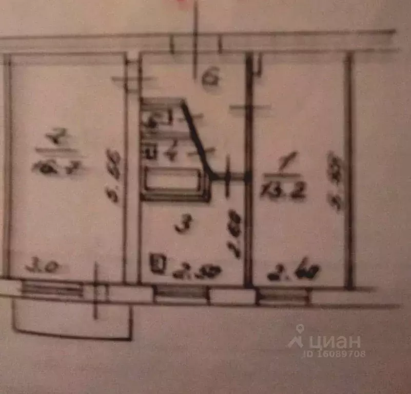 2-к кв. Белгородская область, Белгород ул. Николая Чумичова, 66 (44.0 ... - Фото 2