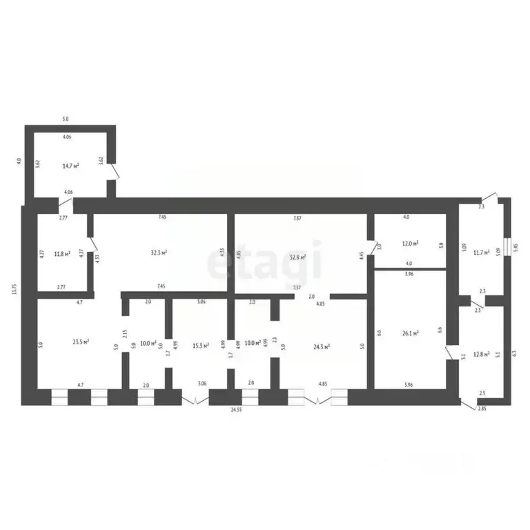 Торговая площадь в Тамбовская область, Ржакса рп ул. Первомайская, 54 ... - Фото 2