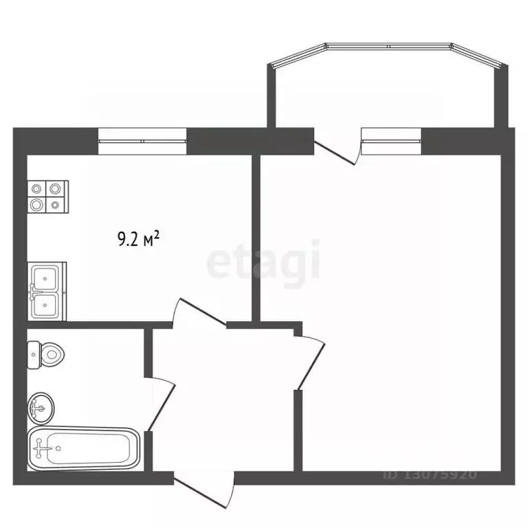 1-к кв. Ярославская область, Ярославль ул. Дядьковская, 3 (35.5 м) - Фото 1