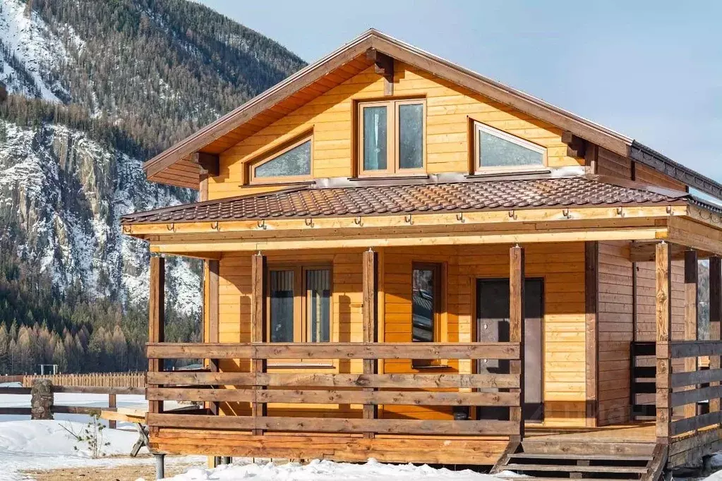 Дом в Алтай, Улаганский район, с. Акташ ул. Юбилейная, 31 (54 м) - Фото 1