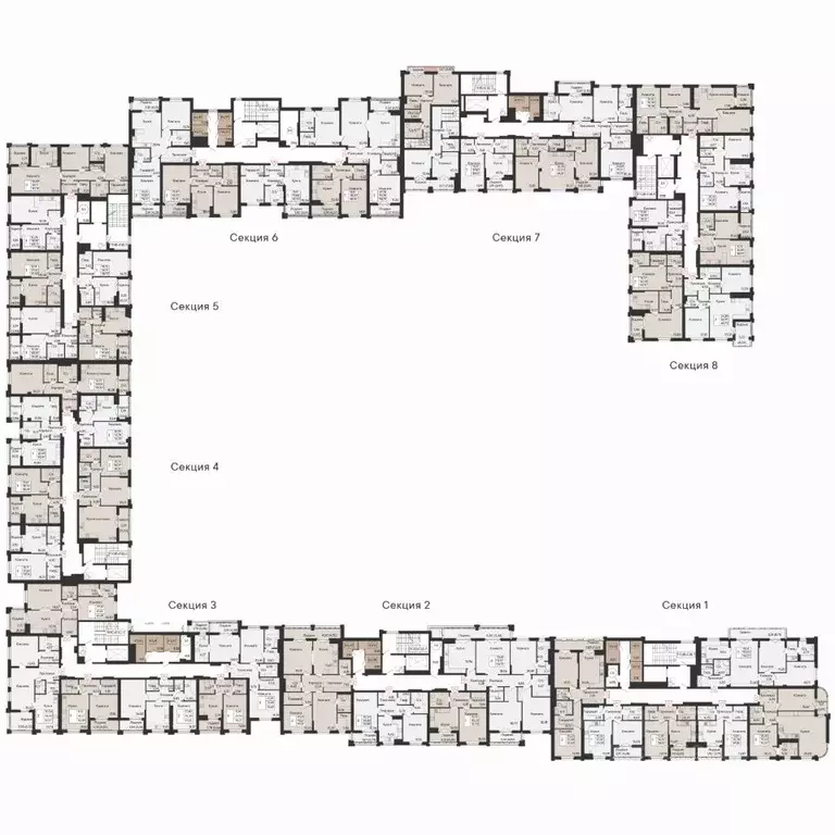 3-к кв. Ростовская область, Ростов-на-Дону Ривьера жилой квартал,  ... - Фото 1