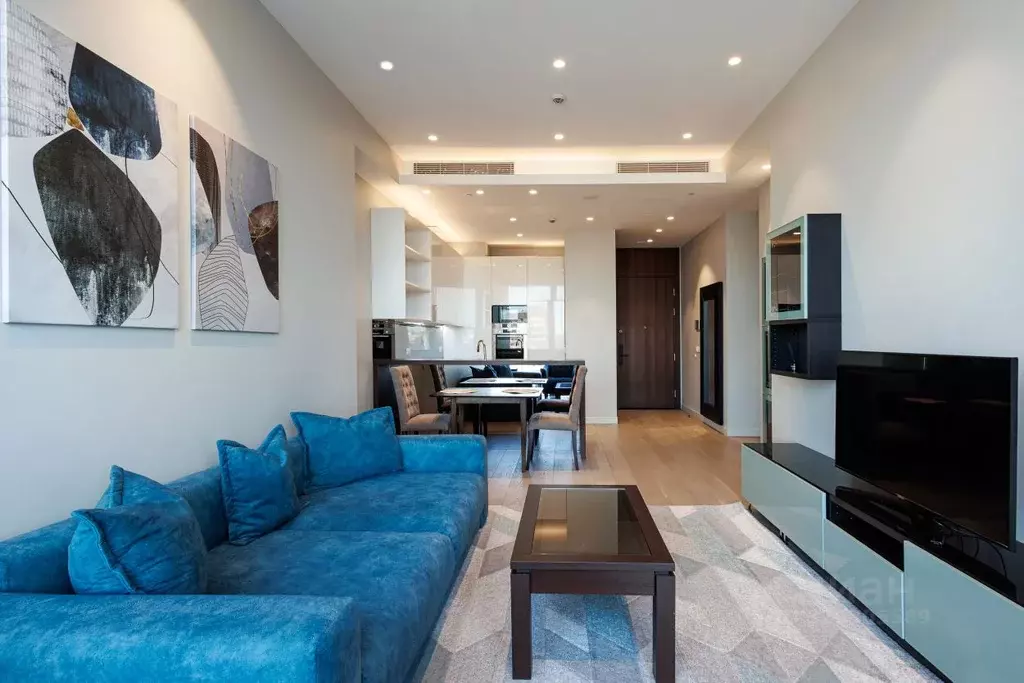 2-к кв. Москва 1-й Красногвардейский проезд, 22с2 (61.0 м) - Фото 1