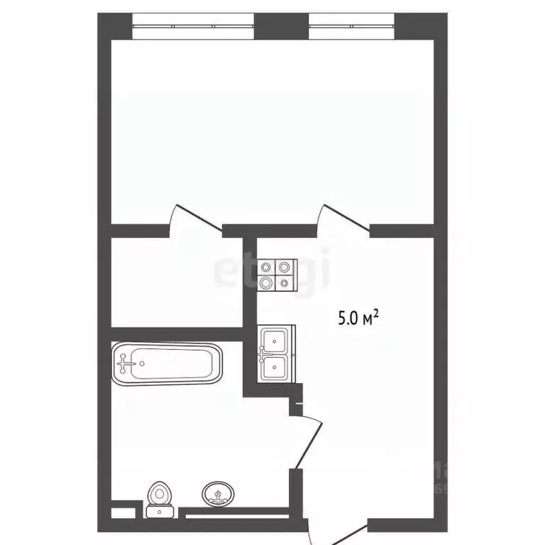 1-к кв. Москва ул. Зорге, 9Ак7 (30.0 м) - Фото 1