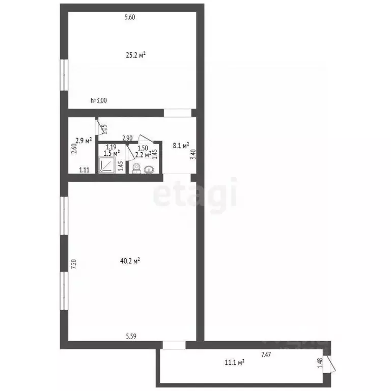 Офис в Севастополь ул. Руднева, 26/2 (91 м) - Фото 1