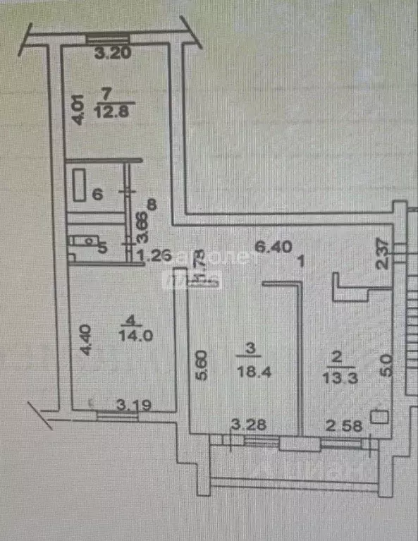 3-к кв. Иркутская область, Иркутск Сибирская ул., 21А/2 (80.8 м) - Фото 1