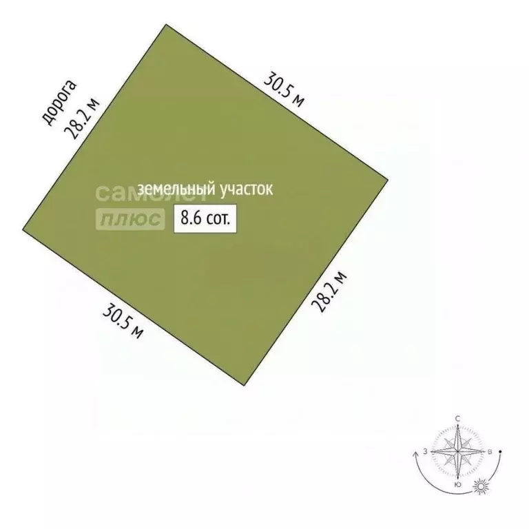 Участок в Москва № 100 кв-л,  (8.61 сот.) - Фото 2