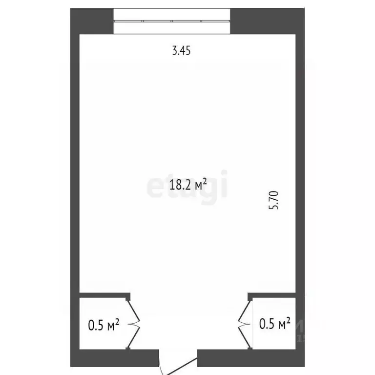 Студия Хабаровский край, Хабаровск Геодезическая ул., 4/1 (18.5 м) - Фото 1
