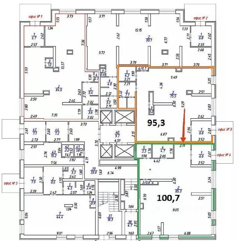 Офис в Удмуртия, Ижевск ул. Герцена, 8к2 (101 м) - Фото 2